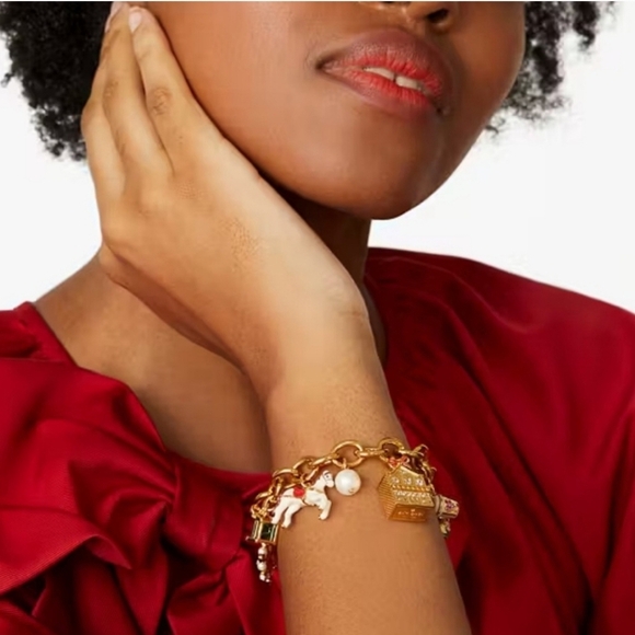 🔹️Kate Spade 🔹️Winter Wonderland Charm Bracelet - Picture 2 of 6